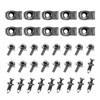 SLIMI 35 PCS Bumper Fender Splash Shield Bolts, Hood Body