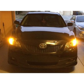 Alla Lighting Super Bright BA15S 1156 LED Turn Signal Light Bulbs 2000Lms 7506 1156 LED Bulb 3020 30-SMD 1156A 1156 LED Lights Bulbs Amber Yellow Blinker Lights Replacement for Cars Trucks Motorcycle