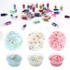 Phogary 48 Bottles Nail Art Decoration Accessories Glitter Powder Sequins