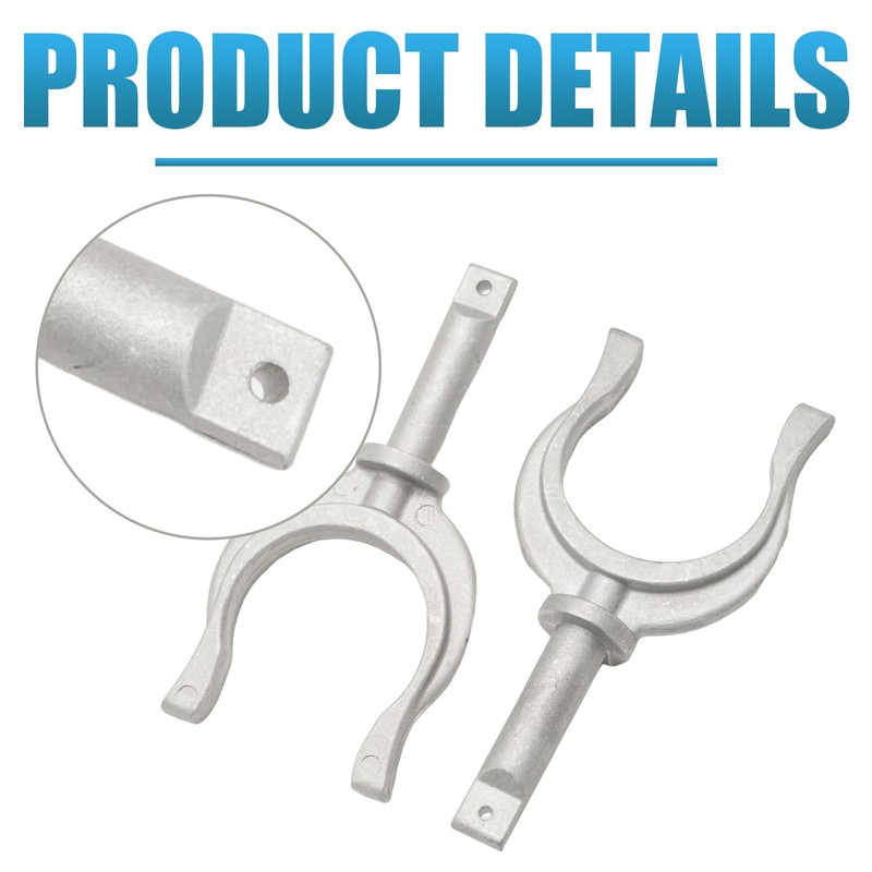 Ollanoos 2 PCS Aluminum Portable Stable Side Mount Oarlock Rowlock,