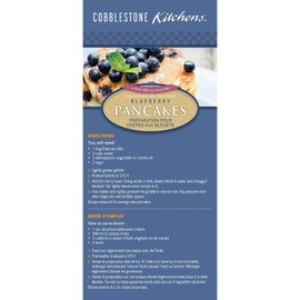 Cobblestone Kitchens | Blueberry Pancake Gourmet Mix | Contains Real Blueberries | Old Fashioned Pancake Recipe in Production Since 1879 | Makes About 10 Pancakes | 16 oz Box | CK601