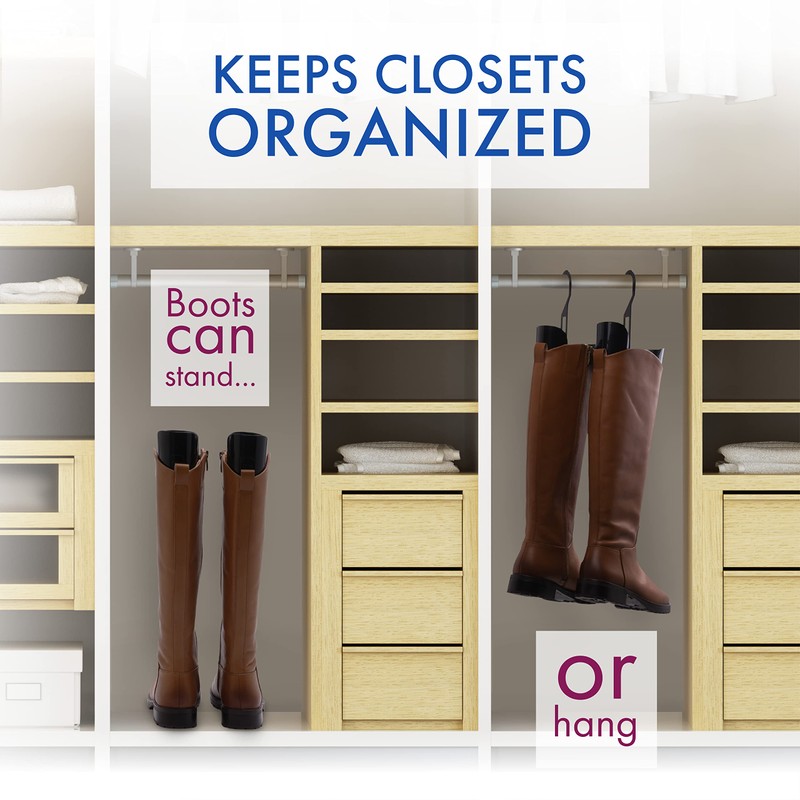 Dial Industries Spring Loaded Tall Boot Shaper Inserts, White