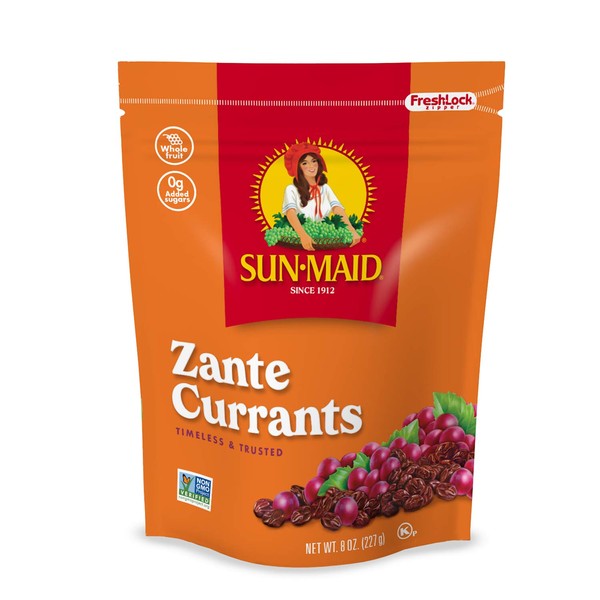 Sun Maid California Zante Currants, 8 oz (Pack of 2)