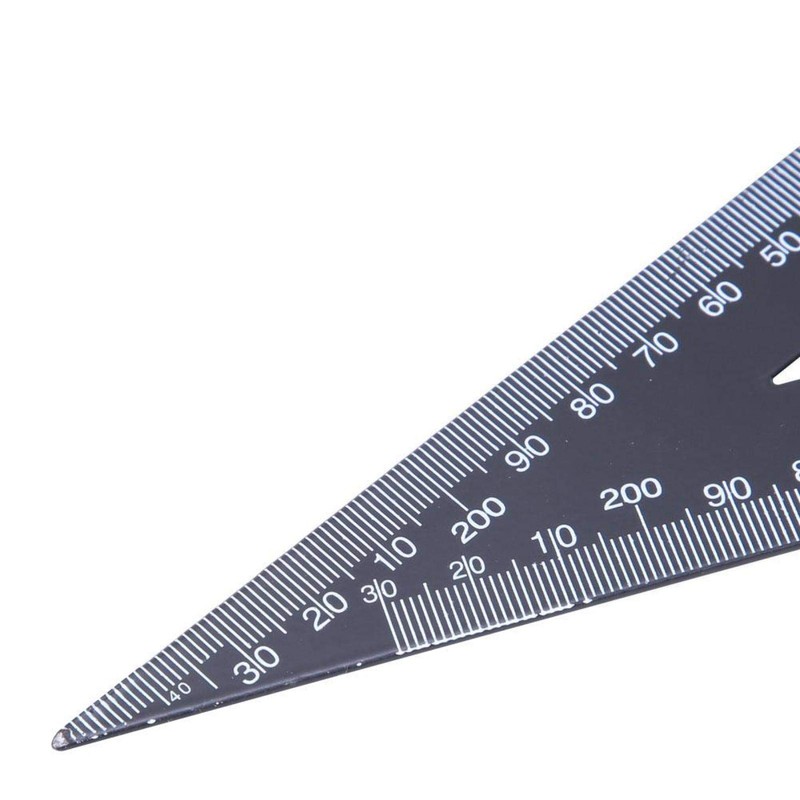 Carpenter Triangle Ruler 30/60 Degree Black for Architects Engineers (120