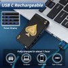 LcFun Electric Lighter Rechargeable USB, Dual Arc Plasma Lighter, Windproof