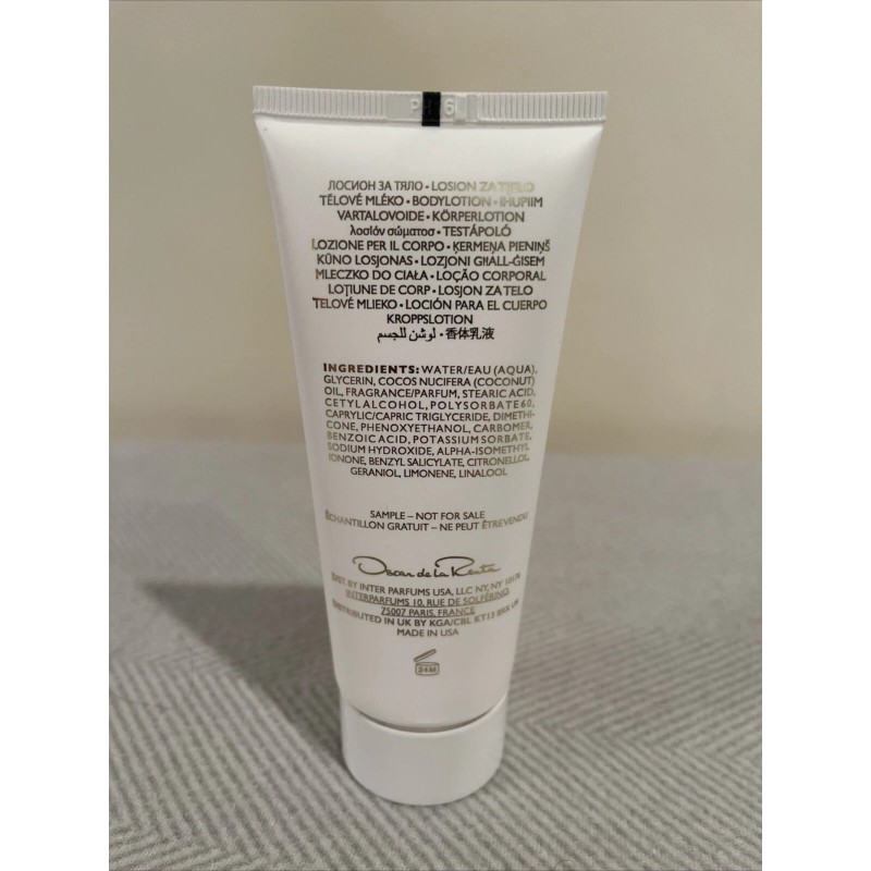 Oscar de la Renta BELLA BLANCA Body Lotion 3.4 oz