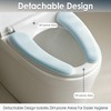 Thick and Elastic Toilet Seat Cover – Washable & Reusable