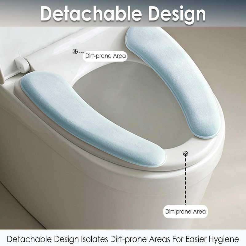 Thick and Elastic Toilet Seat Cover – Washable & Reusable