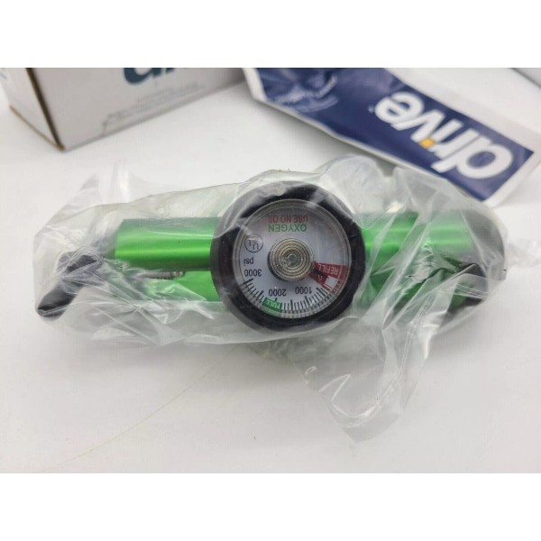 DRIVE OXYGEN REGULATOR CGA-870 GAUGE FLOW RATE 0 - 15