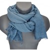 Ella Jonte Wide Men's Scarf in 3 Colours Blue Beige