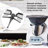 EPRVAUY TM5/TM31 Butterfly Mixer Attachment for Multifunctional Food Processor Replacement
