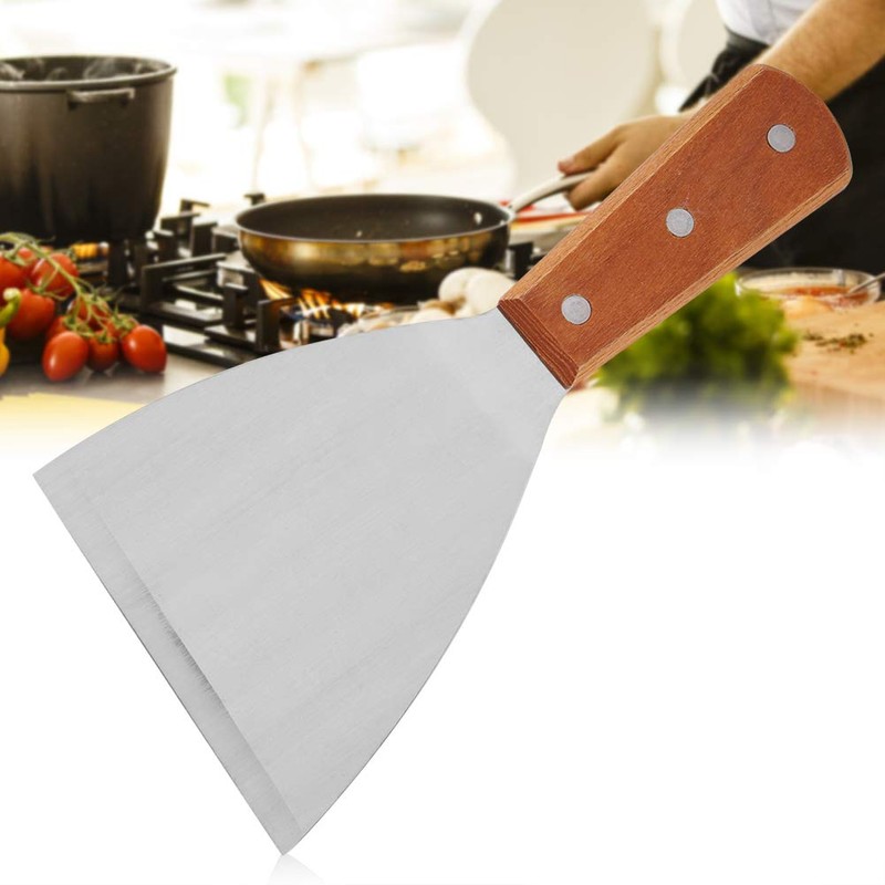 Iron Skillets Turner BBQ Grill,Stainless Steel Non-Stick BBQ Grill Flipper