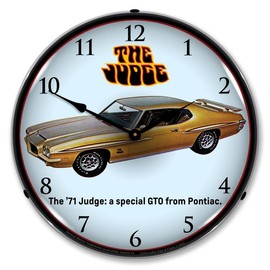 1971 GTO Judge LED Lighted Clock