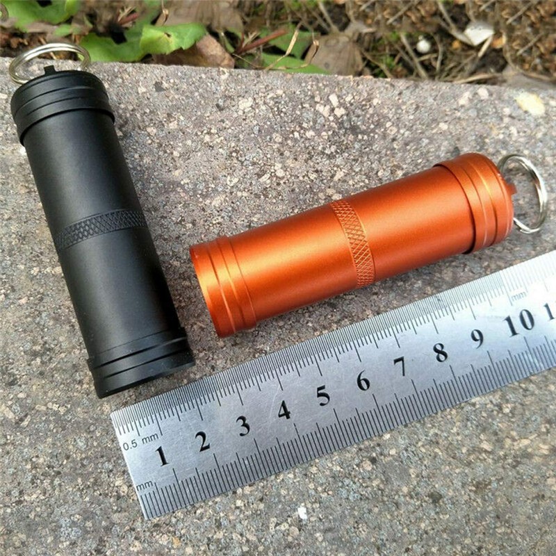 Pill Box Key Ring 3 Colours Mini Capsule Pill Box