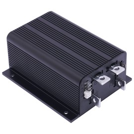 1204M-4201 36V Motor Controller,Aluminum Motor Controller for Mostly Electric Carts,Golf- Carts,Club Carts,6.7x5.7x3.2ininch,Black (1204M－4201)