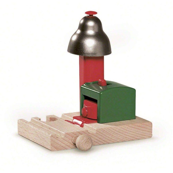 BRIO World - 33754 Magnetic Bell Signal | Accessory for Toy Train Sets for Kids Ages 3 and Up