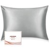 Adubor Silk Pillowcase for Hair and Skin with Hidden Zipper,