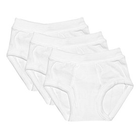 Jack & Jill Boys White Briefs 100% Cotton (Size 14)