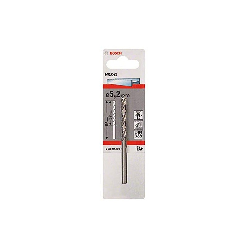 Bosch Professional 1x Metal Drill bits HSS-G DIN 338 (for