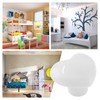 Qjaiune 2pcs Ceramic Cabinet Knobs White Drawer Knobs, Heart Shaped