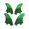 UPSURF Surfboard Fins Double Tabs K2.1 Size, Set of 4,