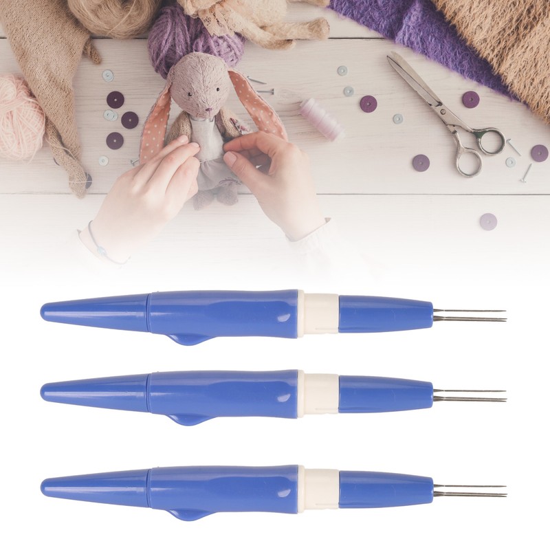 3Pcs Needle Felting Tools with 3 Needles Ergonomic Handle Pen