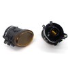 Jikeyuch 1 Pair Left Right Front Bumper Fog Lights Lamp