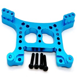 AIXXCUVQ 1pcs Aluminum Alloy Rear Shock Tower for 731 732 733 734 1/16 Off-Road Adjustable RC Car Accessories Replacement Parts, Blue