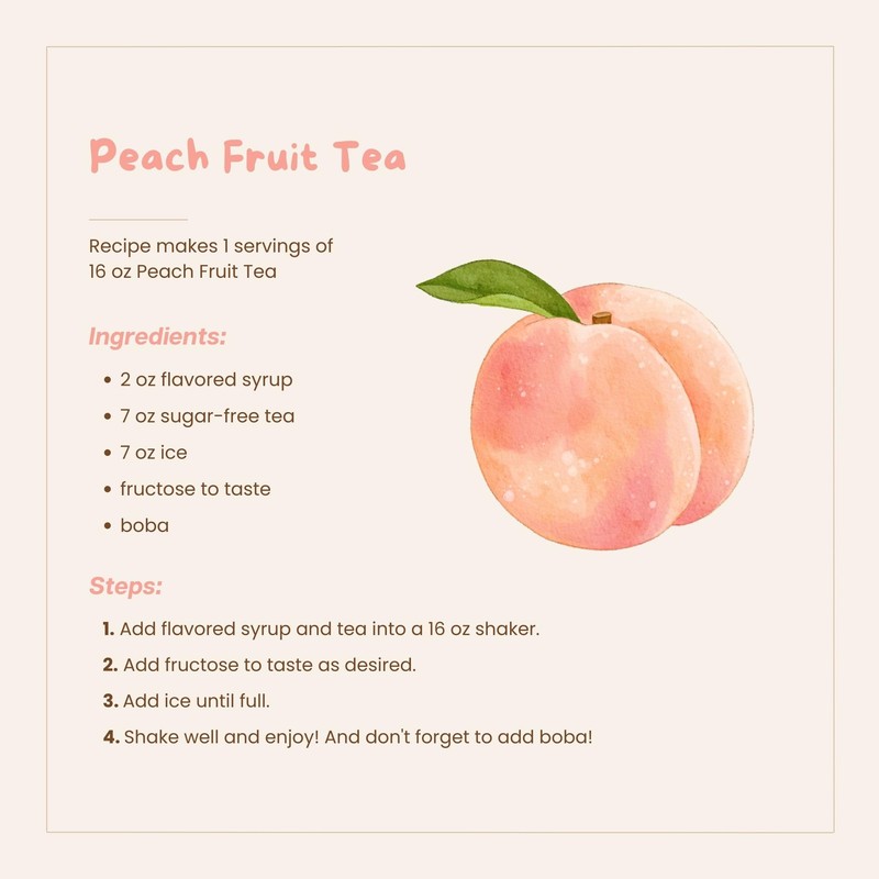 Bossen Concentrated Syrup_5.5 lb (Peach)