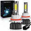 SHENKENUO 9007 HB5 Combo LED Headlight High/Low Beam Bulbs Maximum