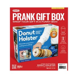 Prank-O Prank Gift Box - Donut Holster [EMPTY BOX] christmas present