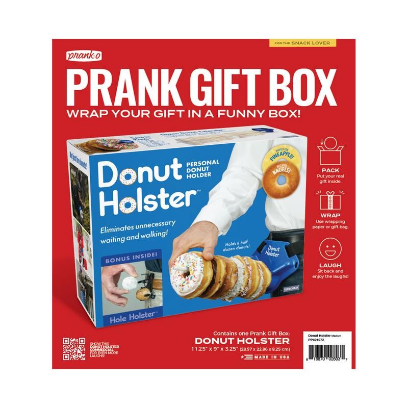 Prank-O Prank Gift Box - Donut Holster [EMPTY BOX] christmas