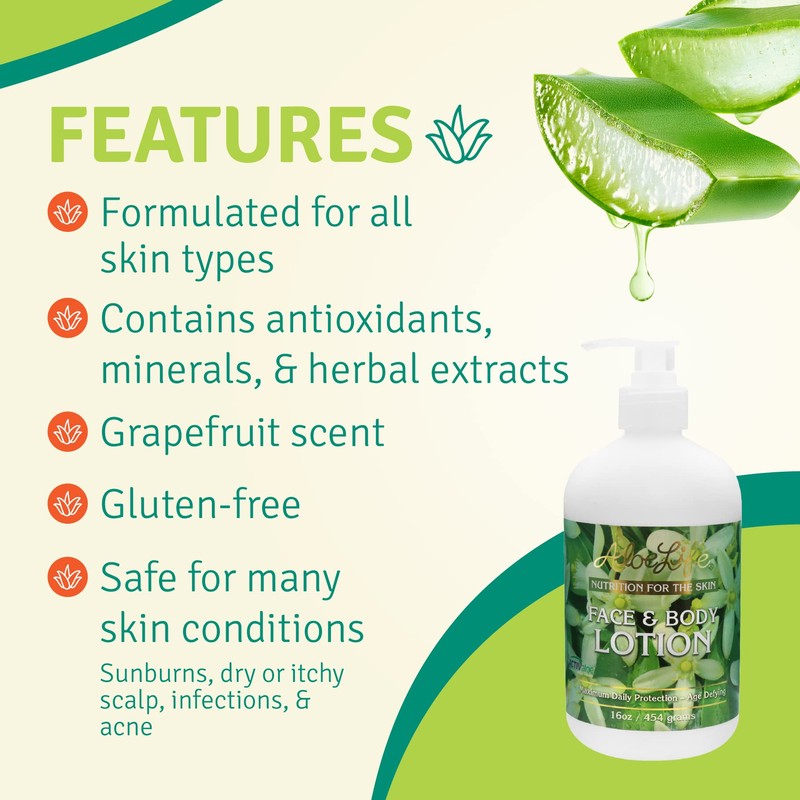 Aloe Life - Face & Body Lotion - 470ml
