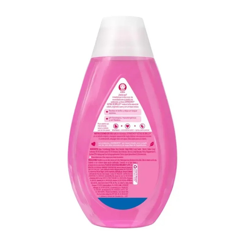 Shampoo Johnson's baby Gotas De Brillo 400 Ml