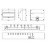 Three-phase electricity meter, high current intermediate meter, 380/400 V kWh,