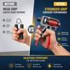 Adjustable Hand Grip Strengthener for Forearm Training – 5–165kg Steel