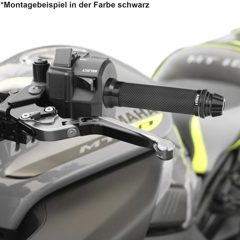 Universal Motorcycle / Scooter Handlebar Grips, Rubber Grip, 22 /