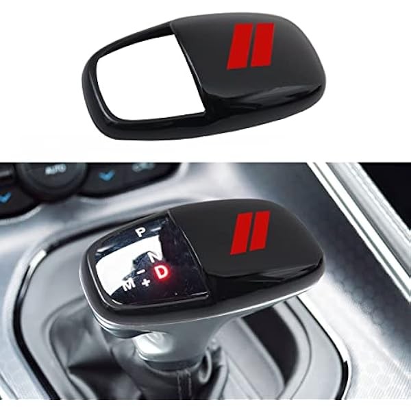 SENSHINE Gear Shift Knob Head Cover for Dodge Charger Challenger