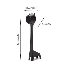 LAKYMIE 2 x coffee spoons, measuring spoons, giraffe coffee measuring spoons for coffee, tea
