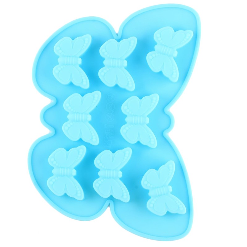 YIMINGMOLD 2pcs Butterfly Silicone Chocolate Molds Butterfly Shaped Mold For