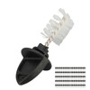100Pcs Beer Plugs Tap Brush Dustproof Multifunctional Nylon Cleaning Brush