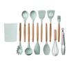 Deluxe 12-Piece Silicone Kitchen Utensils Set with Durable Cooking Tools