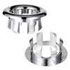 2 Pack Sink Overflow Ring, Universal Bathroom Kitchen Sink Hole