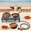 8000W Portable Double Burner, Outdoor Gas Stove Propane Cooker with