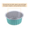 HARFINGTON Light Blue Cupcake Cups, 25pcs Aluminum Foil 5oz Standard