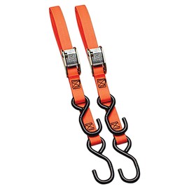 Ancra "Original Tiedowns - 1" Cam Buckle Tie Down Orange - Pair