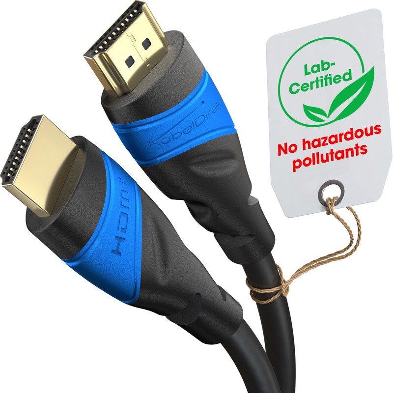 KabelDirekt – Cable HDMI 8K & 4K – 0.5ft/0.15m