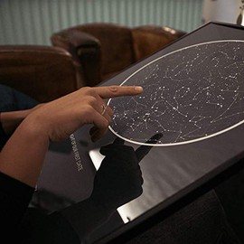 Customisable Unique Star Map. Available in A2, A3 and A4 and multiple colours. (Black, A3)