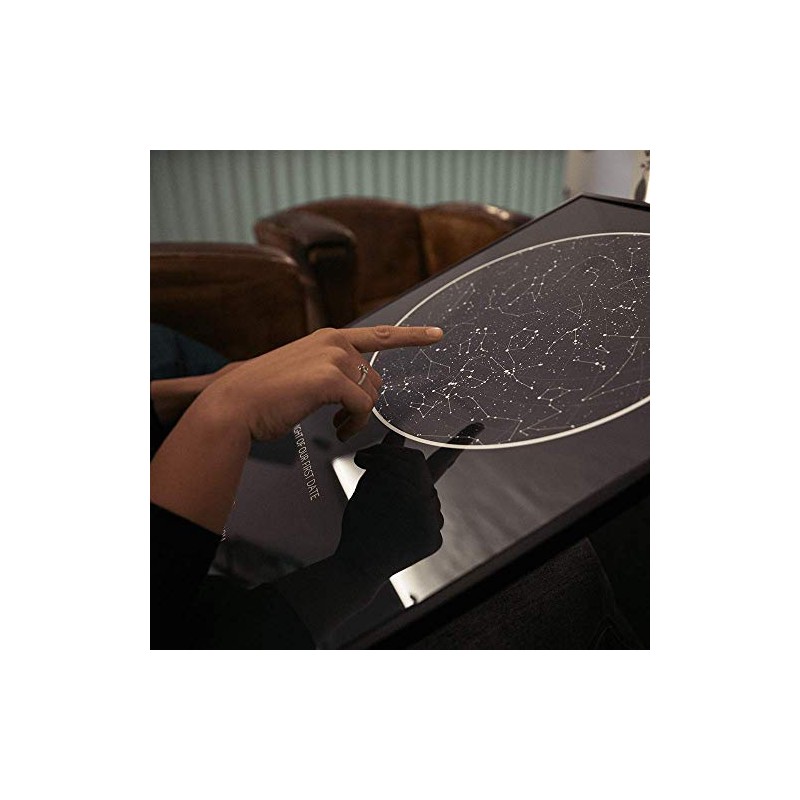 Customisable Unique Star Map. Available in A2, A3 and A4