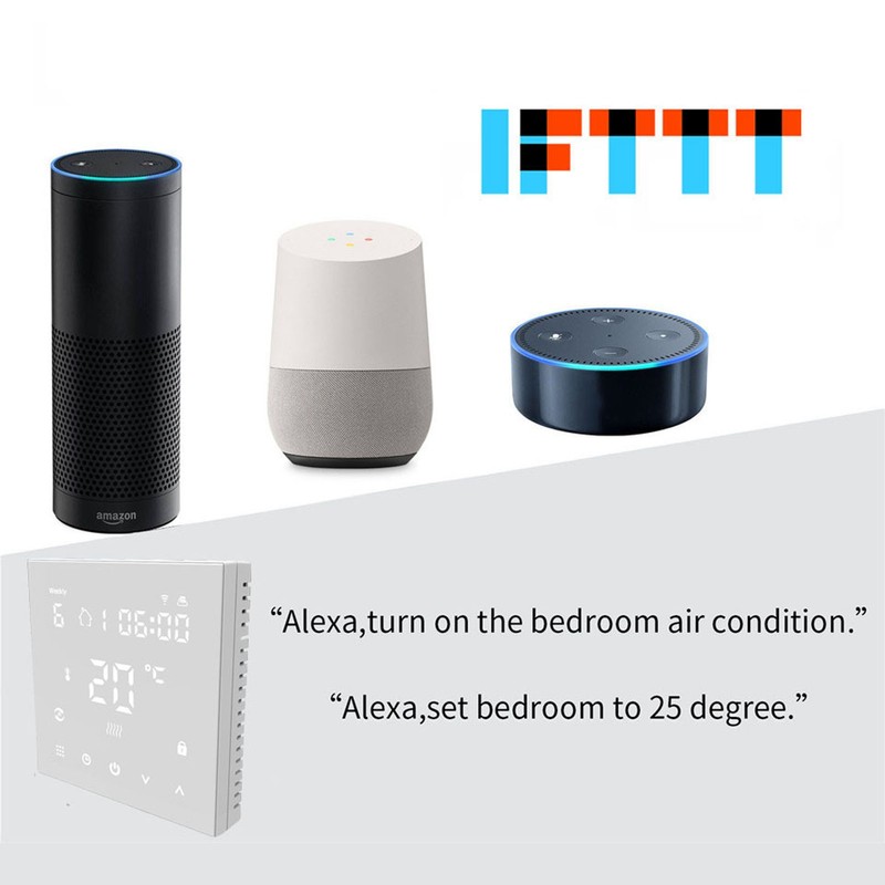 Smart Thermostat Touch Screen WiFi Timing Switch Mobile Phone Control